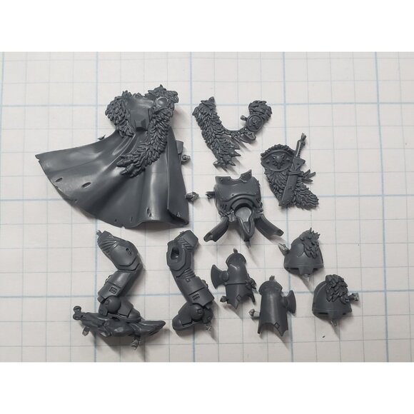 40k Space Wolves Bits Wolf Guard Battle Leader Caped Torso & Legs Set 06/07 - Picture 6 of 10